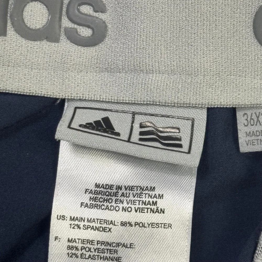 Adidas Golf Chino Dress Pants Mens 36x29 Blue Stretch Performance Pockets